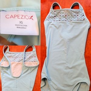 Tiffany blue Capezio leotard AXS